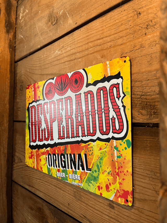 Desperados Metalen Bierbord - 30 X 20 cm