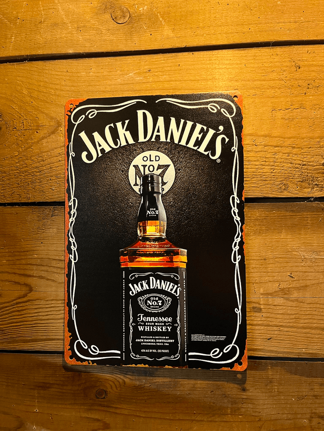 jack Daniels metalen bord - 20x30 cm