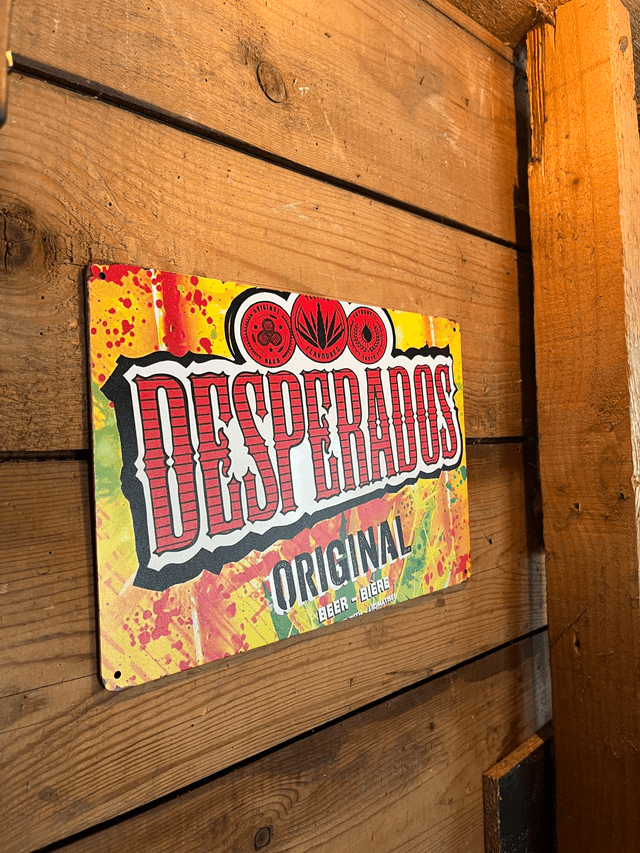 Desperados Metalen Bierbord - 30 X 20 cm